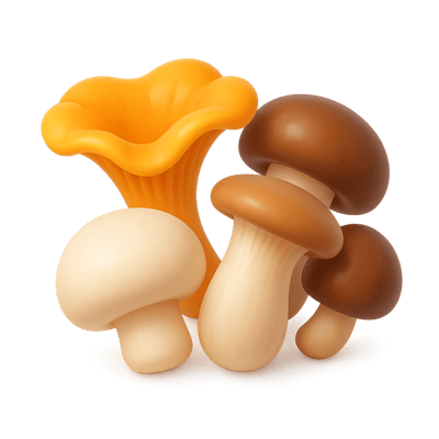 Icon of Wild Mushrooms