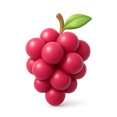 Icon of Red Grapes