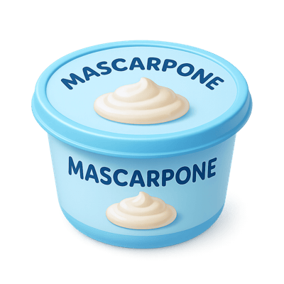 Icon of Mascarpone Cheese