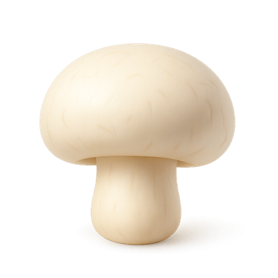 Icon of White Button Mushroom