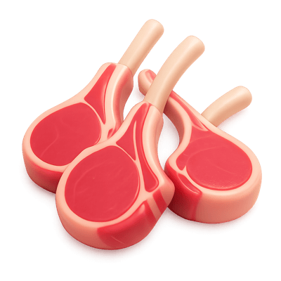 Icon of Lamb Chops (Raw)